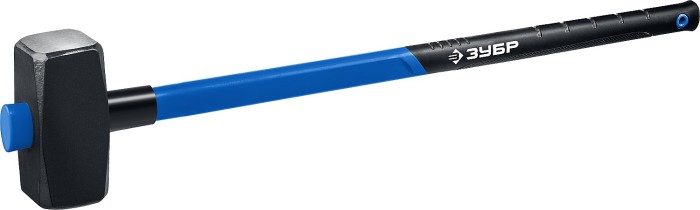 ЗУБР 8 кг, кувалда c удлиненной фиберглассовой рукояткой 20111-8_z03 Профессионал
