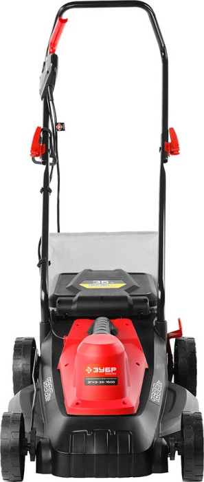 ЗУБР 1600 Вт, 380 мм, газонокосилка электрическая ЗГКЭ-38-1600 Мастер