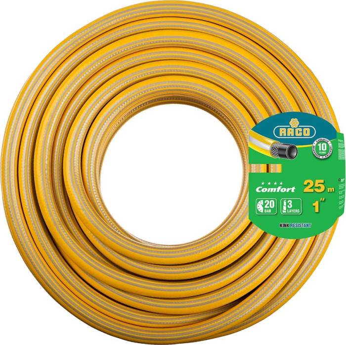 RACO 1" х 25 м, 20 атм., 3-х слойный, армированный, шланг поливочный COMFORT 40303-1-25_z01