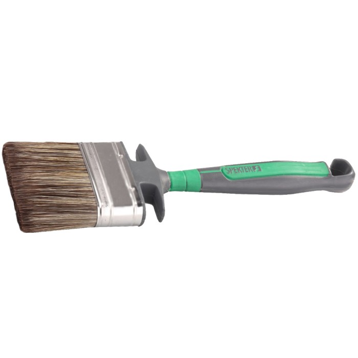 KRAFTOOL 100 мм, плоская, смешанная щетина, кисть - макловица ERGO 1-01042-77
