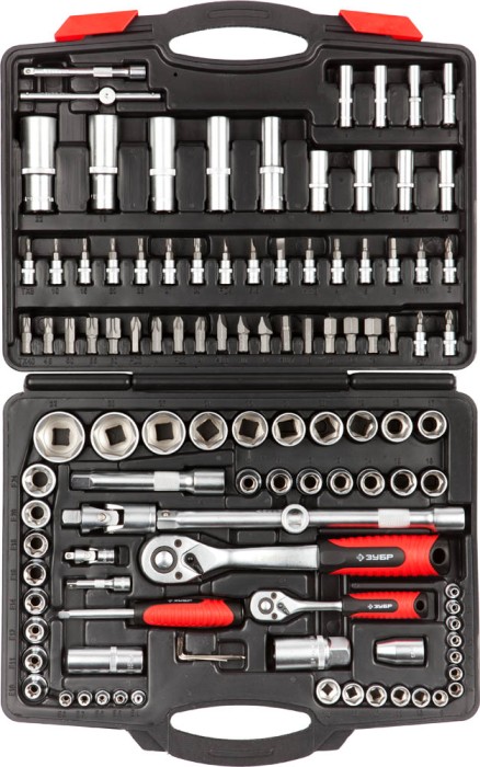 ЗУБР 110 шт., набор автомобильного инструмента 27635-H110