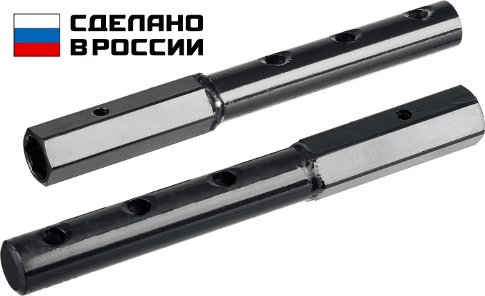 ЗУБР  УД-2, НЕХ 23 - круг 30 мм, 2 шт., удлинитель (707107-2)