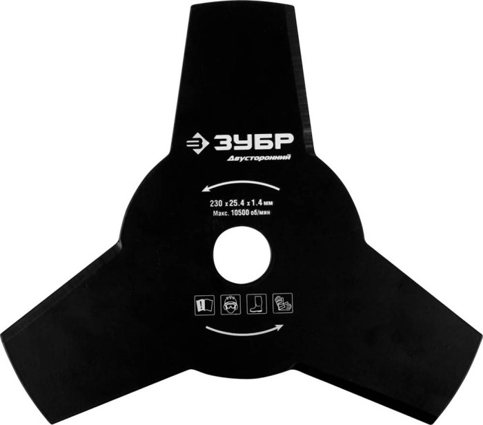 Нож для триммера 230 мм 3T ЗУБР