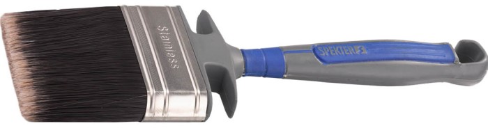 KRAFTOOL 75 мм, плоская, искусственная щетина, кисть - макловица ERGO 1-01043-75