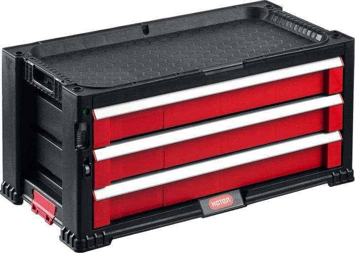 Keter 22&quot;, пластиковый, ящик с 3 выдвижными полками DRAWER-3 38381-3