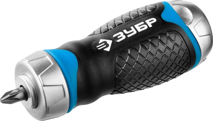 ЗУБР 24 шт., отвертка реверсивная с насадками 25353-H24 Профессионал