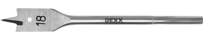DEXX  18 x 152 мм, шестигранный хвостовик, сверло перовое по дереву 2945-18