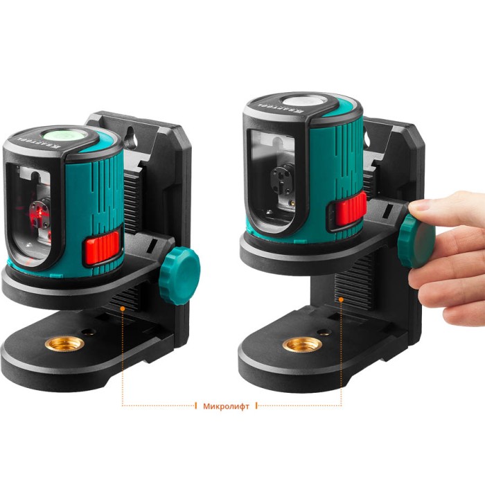 KRAFTOOL линейный лазерный нивелир со штативом и держателем в кейсе CL-20 4 34700-4 Professional