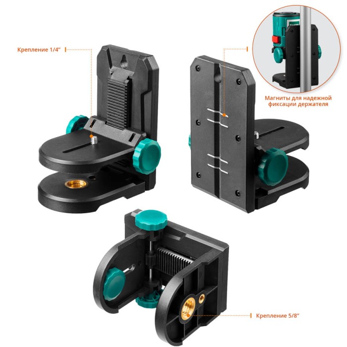 KRAFTOOL линейный лазерный нивелир со штативом и держателем в кейсе CL-20 4 34700-4 Professional