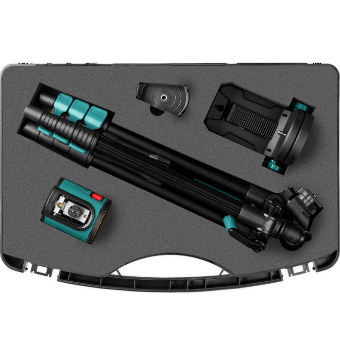 KRAFTOOL линейный лазерный нивелир со штативом и держателем в кейсе CL-20 4 34700-4 Professional