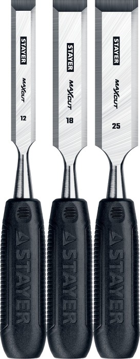 STAYER 3 шт, 12/18/25 мм, набор стамесок 1820-H3_z01 Master
