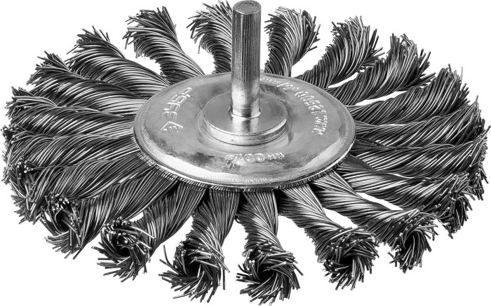 ЗУБР  100/6 мм, проволока 0.5 мм, щетка дисковая для дрели 3522-100_z01