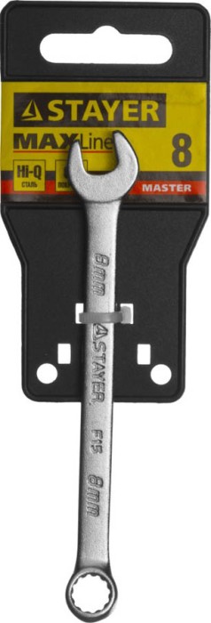 STAYER 8 мм, комбинированный гаечный ключ 27085-08