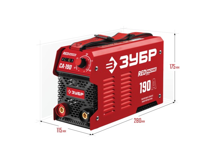 ЗУБР 190 А, MMA, сварочный аппарат, инверторный СА-190
