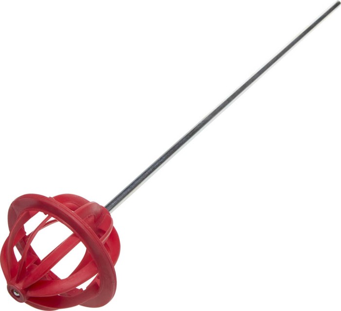 ЗУБР 66х60х400 мм, миксер (насадка) для красок пластмассовый ГЛОБУС 06006-66-40 Мастер