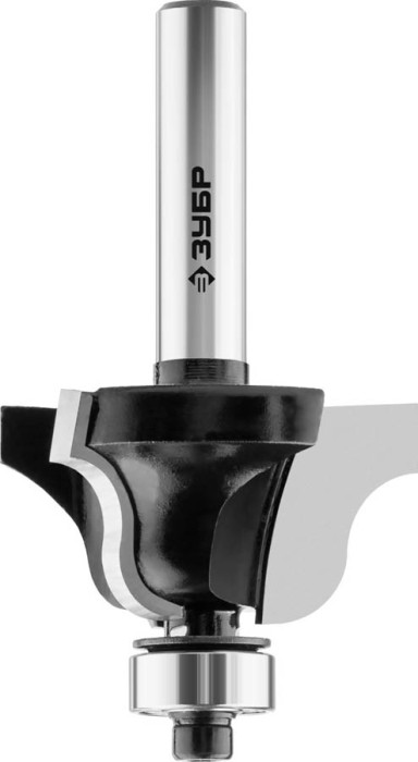 ЗУБР 38.1 x 19 мм, радиус 6.3 мм, фреза кромочная калевочная №4 28787-38.1 Профессионал