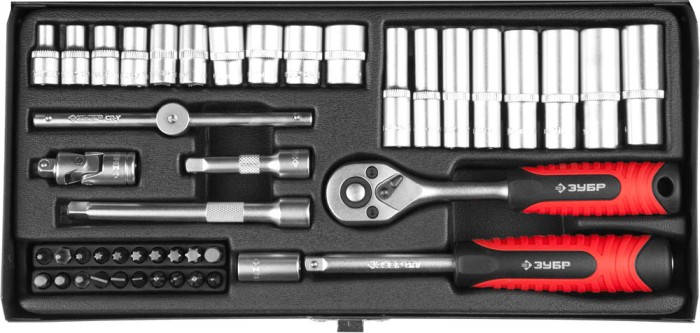 ЗУБР 45 шт., набор автомобильного инструмента 27640-H45