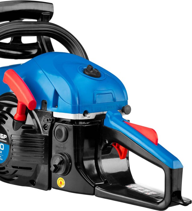 ЗУБР 2.4 кВт/3.3 л.с, 450 мм, пила цепная бензиновая ПБЦ-560 45ДП Профессионал