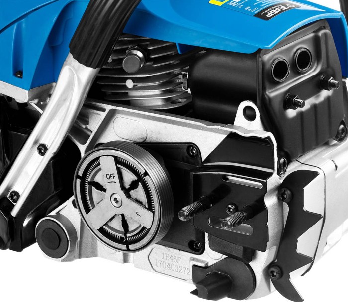 ЗУБР 2.4 кВт/3.3 л.с, 450 мм, пила цепная бензиновая ПБЦ-560 45ДП Профессионал