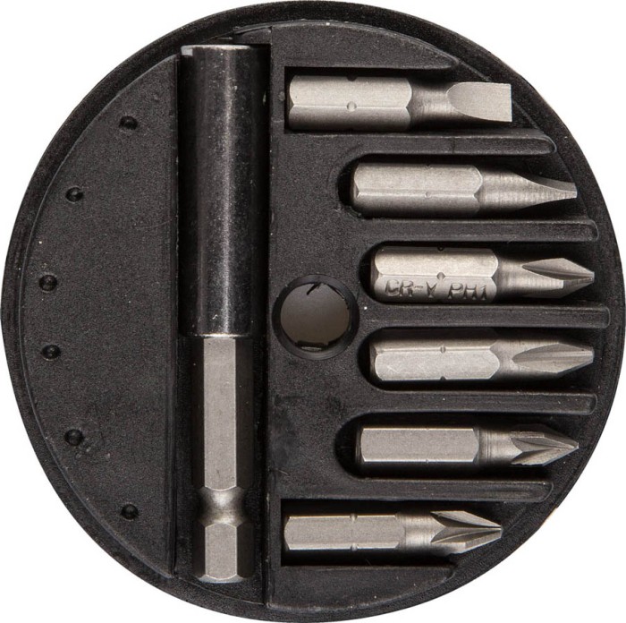 STAYER 7 шт., Cr-V, набор бит с адаптером 2607-H7_z01