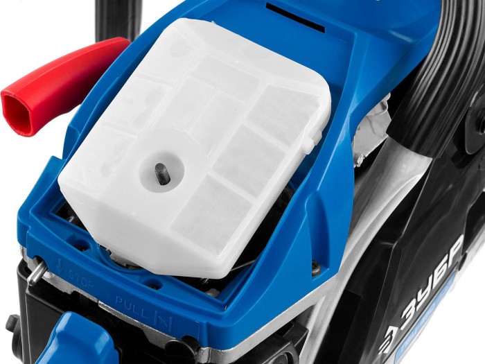 ЗУБР 1.8 кВт/2.4 л.с, 400 мм, пила цепная бензиновая ПБЦ-450 40П Профессионал