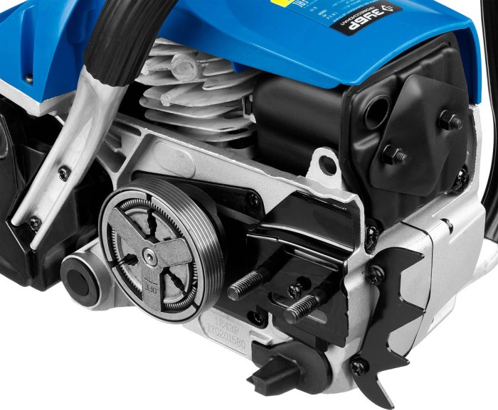 ЗУБР 1.8 кВт/2.4 л.с, 400 мм, пила цепная бензиновая ПБЦ-450 40П Профессионал