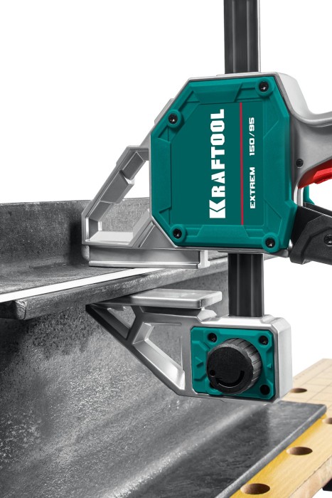 KRAFTOOL 150х350 мм, струбцина ручная пистолетная EP-15/8 32228-15 Expert