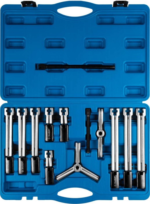 ЗУБР набор съемников со сменными захватами 43305-H13, кейс