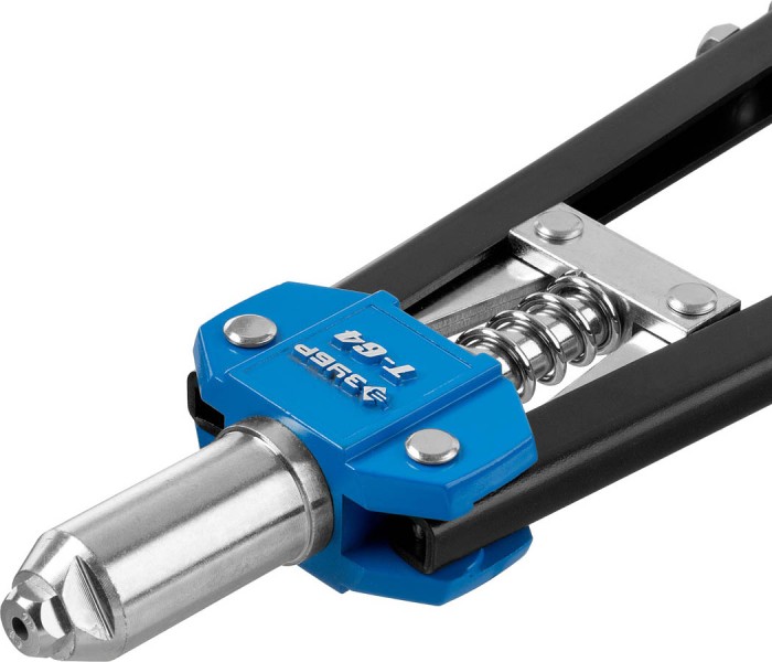 ЗУБР заклепки 3.2-6.4 мм, заклепочник двуручный силовой Т-64 31197 Профессионал