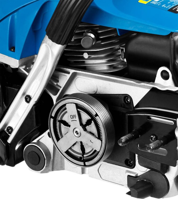 ЗУБР 2.2 кВт/3 л.с, 450 мм, пила цепная бензиновая ПБЦ-490 45ДП Профессионал