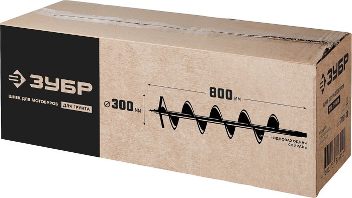 ЗУБР  d 300 мм, грунт, шнек для мотобуров (7051-30)