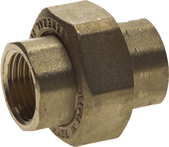 GENERAL FITTINGS 1/2&quot;, латунь, соединитель с накидной гайкой 51037-G/G-1/2