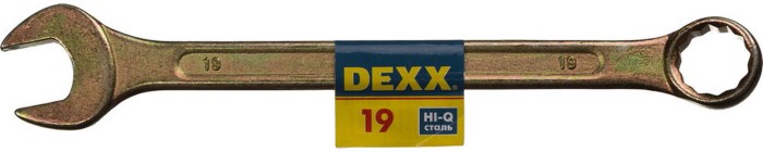 DEXX 19 мм, комбинированный гаечный ключ 27017-19