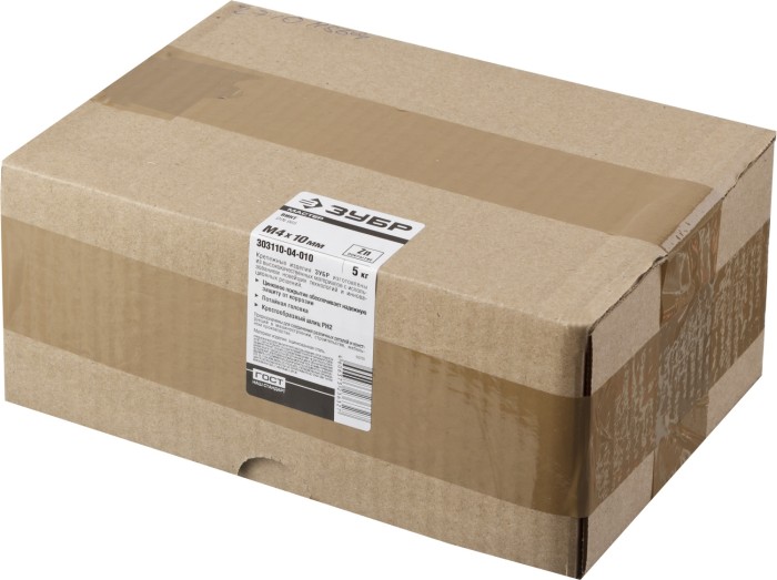 ЗУБР М4 х 10 мм, оцинкованный, винт DIN 965 303110-04-010