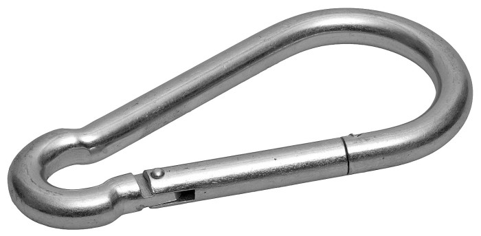 ЗУБР 4 мм, 1 шт., оцинкованный, карабин DIN 5299С 304546-04