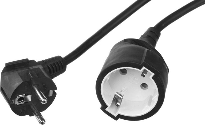 ЗУБР 20 м, 2200 Вт, 1 гнездо, удлинитель электрический силовой 55013-20