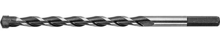 ЗУБР СУПЕР-6 12 x 200 мм сверло по бетону с шестигранным хвостовиком ПРОФЕССИОНАЛ, 2916-200-12