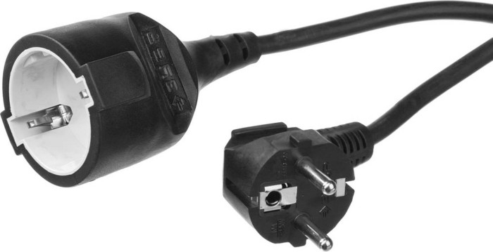 ЗУБР 30 м, 2200 Вт, 1 гнездо, удлинитель электрический силовой 55013-30