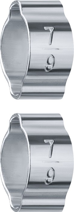 ЗУБР 2 шт., Ø 7-9 мм, обжимной хомут для пневмоинструмента 64929-07-09 Профессионал