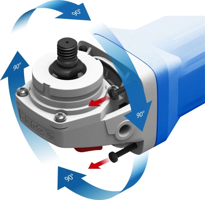 ЗУБР 850 Вт, d 125 мм, углошлифовальная машина (болгарка) УШМ-П125-850 Профессионал