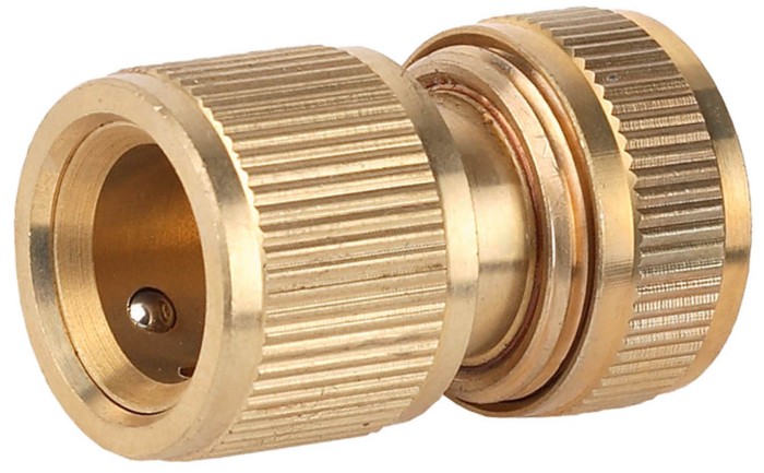 GRINDA Ø 1/2&quot;, латунный, соединитель с автостопом 8-426129_z01