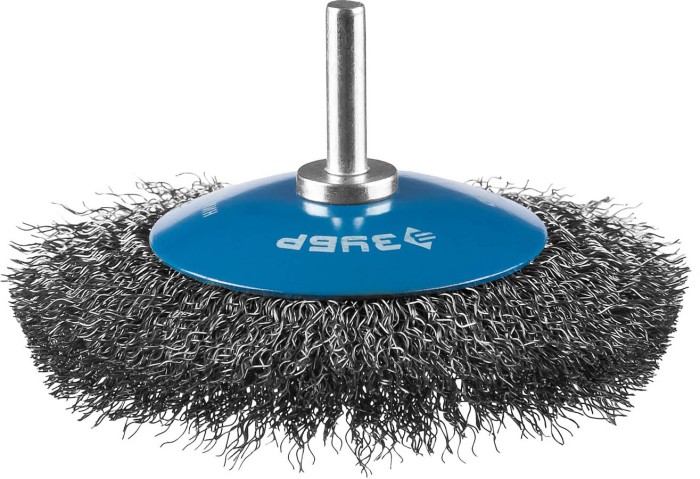 ЗУБР Ø 100 мм, проволока 0.3 мм, щетка коническая для дрели 35230-100_z02