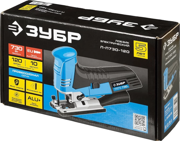 ЗУБР 730 Вт, 25 мм, лобзик Л-П730-120 Профессионал