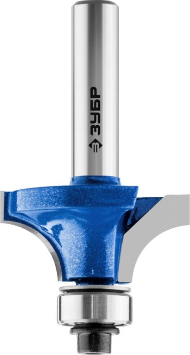 ЗУБР 31.8 x 15 мм, радиус 9.5 мм, фреза кромочная калевочная №1 28701-31.8 Профессионал