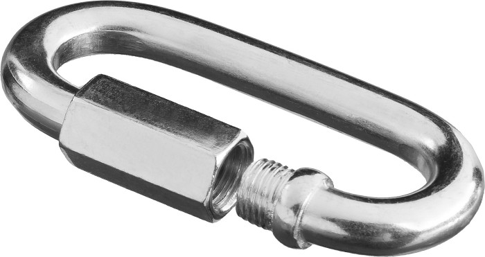 ЗУБР 12 мм, 1 шт., оцинкованный, карабин винтовой с муфтой 304536-12