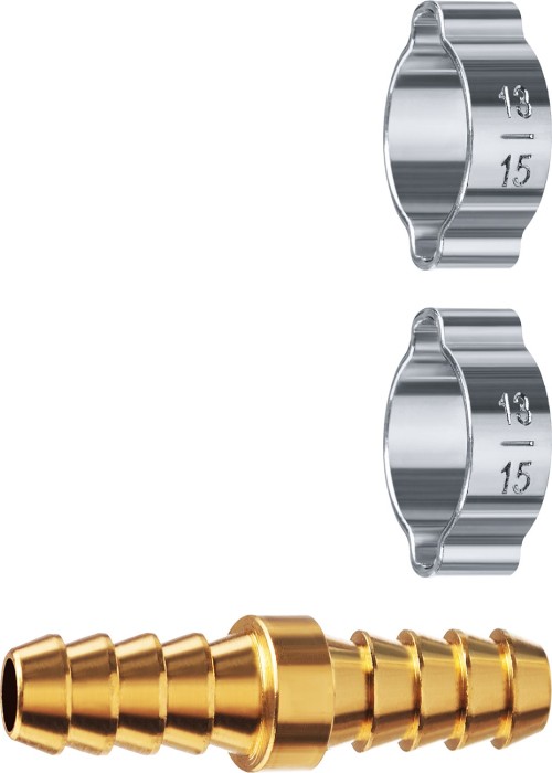 ЗУБР 10 мм, соединитель с хомутами 64925-10 Профессионал