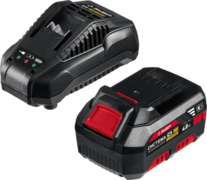 ЗУБР 18 В, Li-Ion, 15 л бак, 1 АКБ (4А/ч), опрыскиватель аккумуляторный ОПЛ-15-41 Мастер