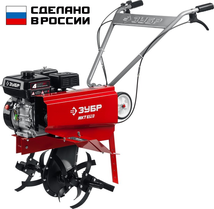 ЗУБР 196 см3, 550 мм ширина обработки, 2 скорости, культиватор бензиновый МКТ-170 Мастер