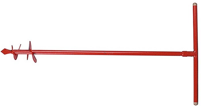 Диаметр шнека 160 мм, твердосплавная напайка на рабочей кромке, бур садовый ручной 39491-160