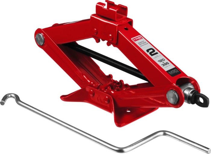 ЗУБР 2 т, 120-395 мм, механический, тип &quot;ромб&quot;, домкрат винтовой &quot;МАСТЕР&quot; М3 43040-2